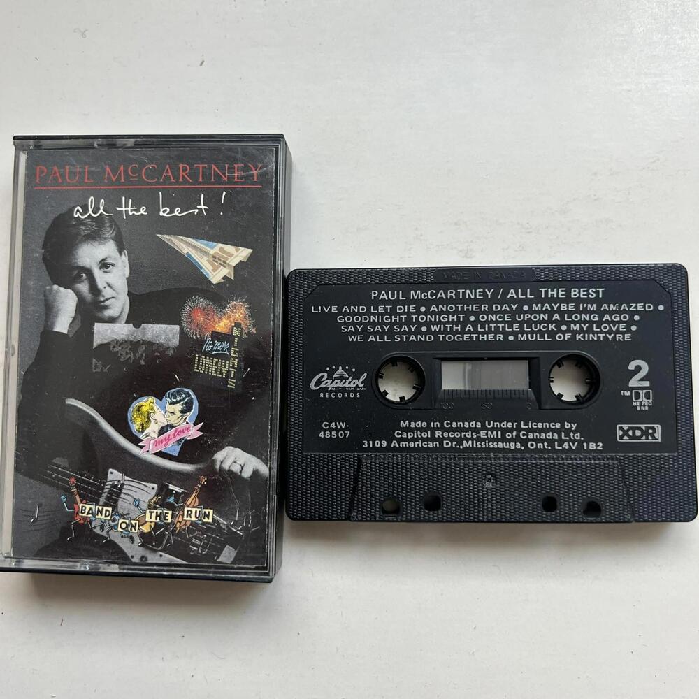 Paul McCartney - All the Best Cassette Tape VG+ C50 - Picture 2 of 2